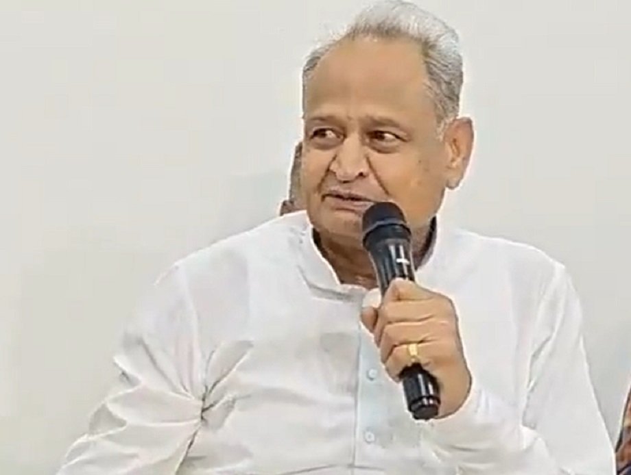 Gehlot targeted the RSS over Vande Mataram, saying, 