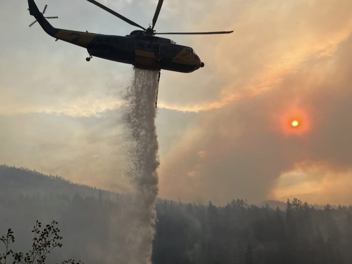 The wildfire crisis in British Columbia continues unabated
