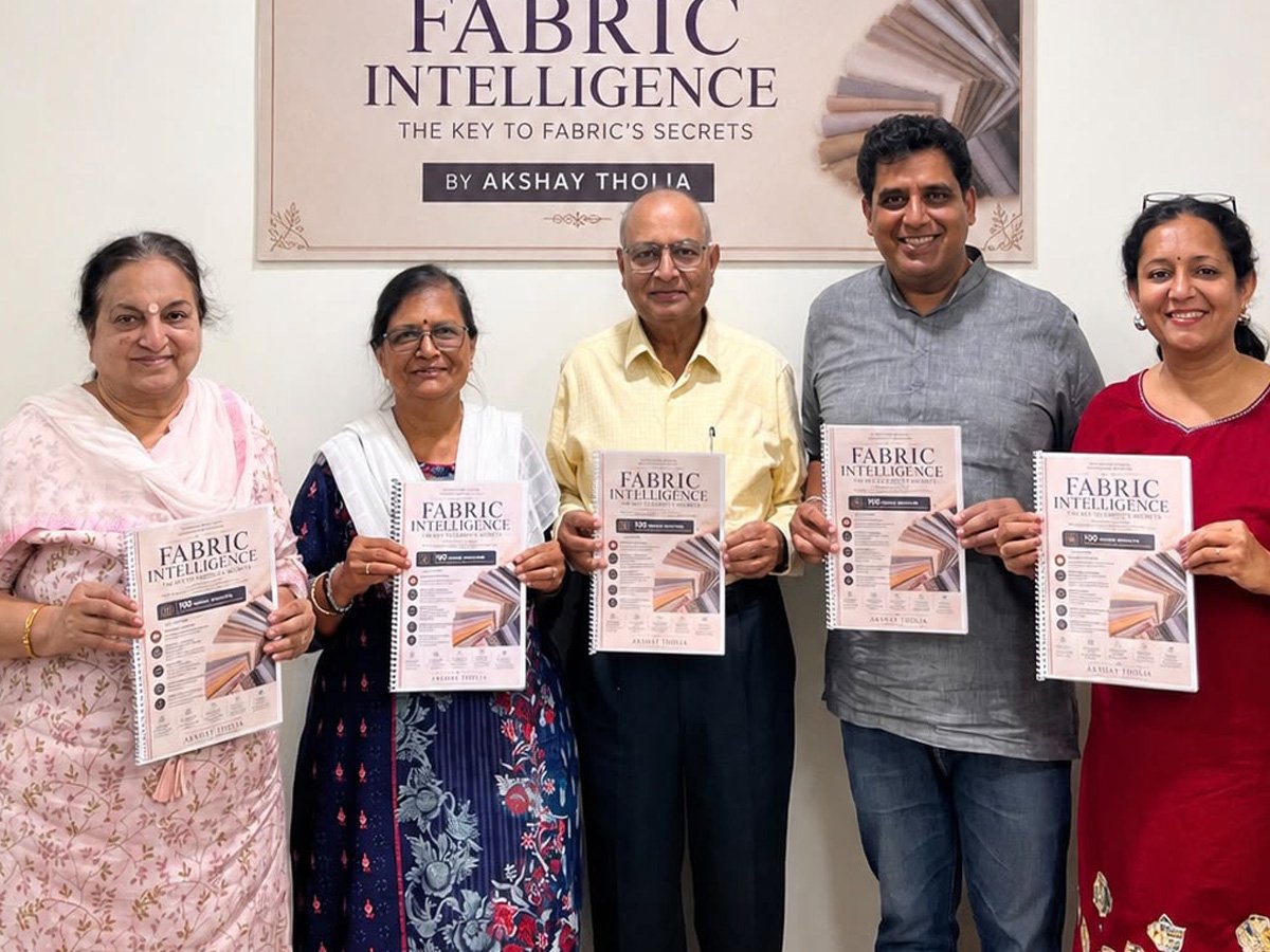 Launch of the book ‘Fabric Intelligence’ by international textile coach and author Akshay Tholia